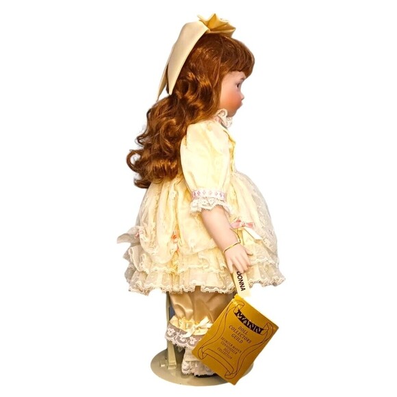 VTG Seymour Mann Connoisseur Collection 20" Porcelain Doll DONNA Victorian LTD E - Picture 3 of 10